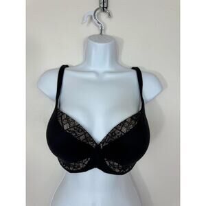 Victoria’s Secret Body by Victoria Demi Bra 34DDD Black Lace